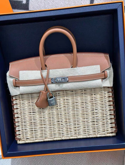 HERMÈS Limited Edition Birkin Picnic 25 handbag