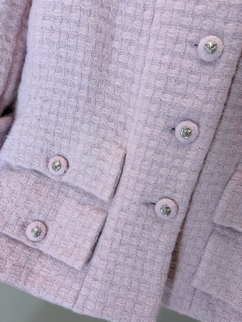 Chanel 24k Pink Tweed Jacket