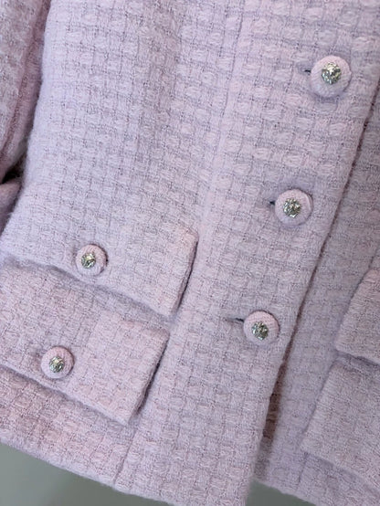 Chanel 24k Pink Tweed Jacket