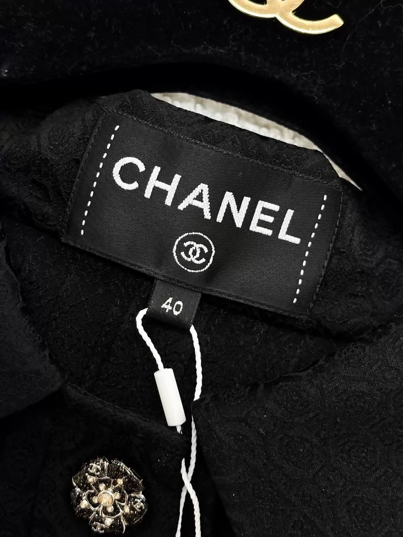Chanel 25A black jacket