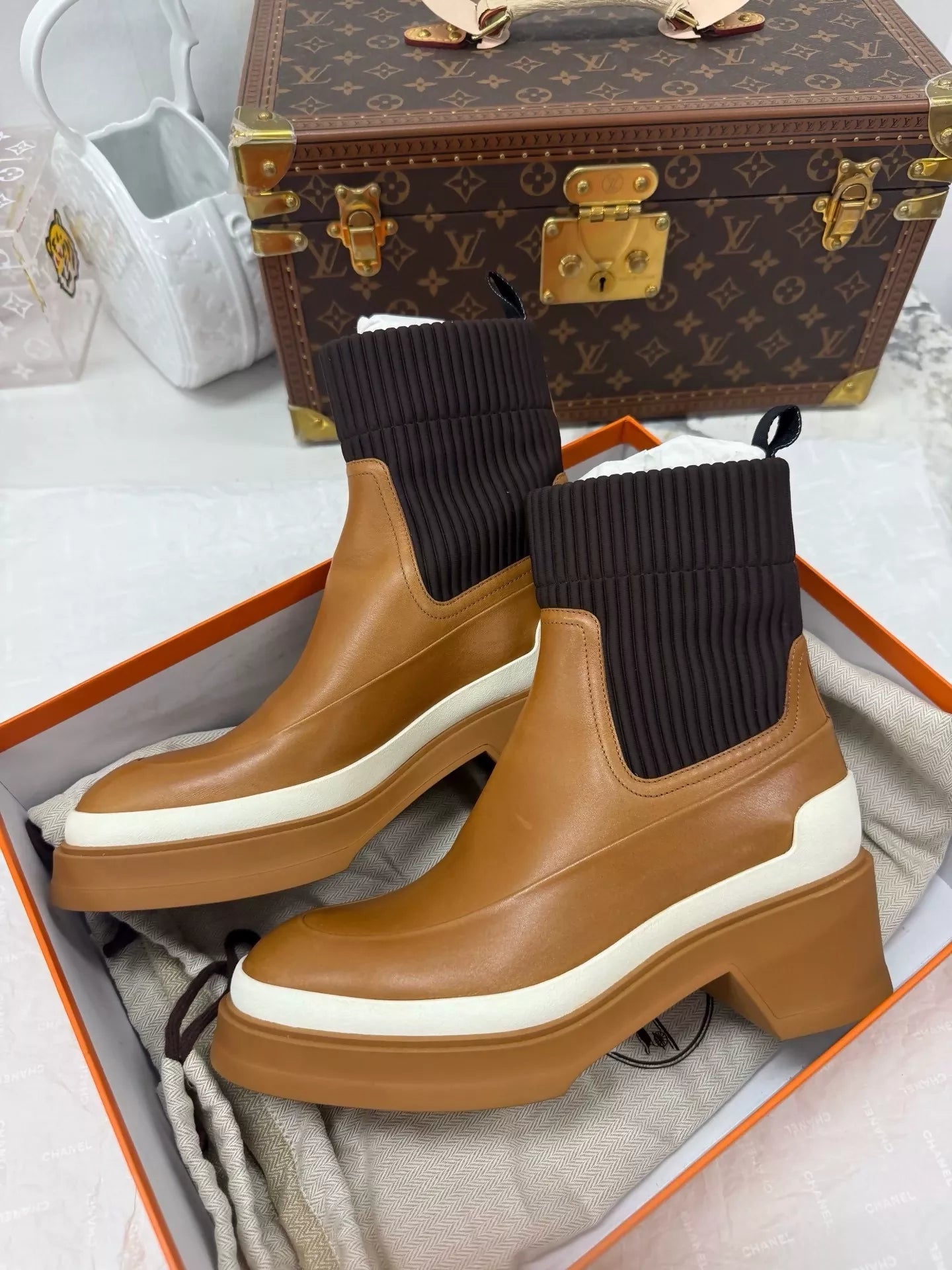 Hermes vintage boots