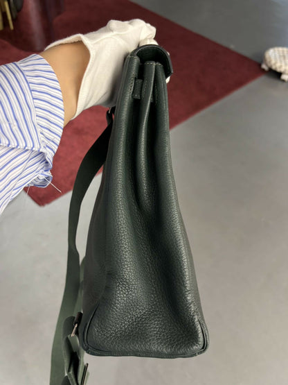 Hermès Kelly Ado GM Backpack Emerald Green Vert Émeraude Square