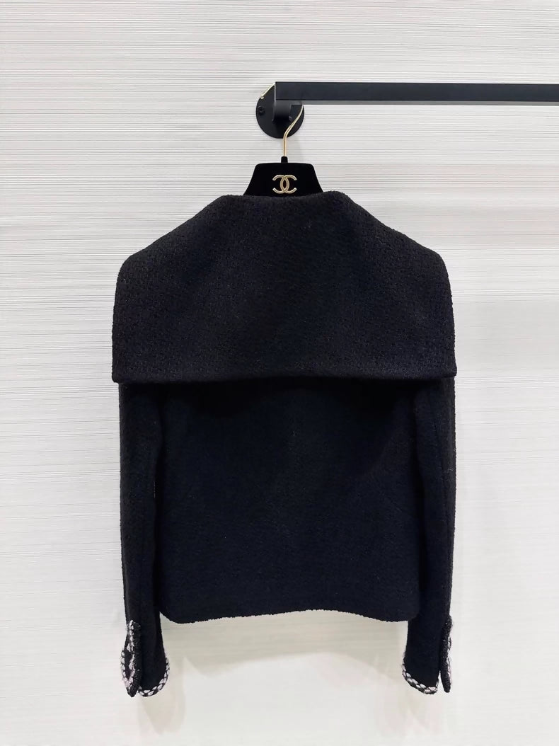 Chanel 24k black jacket