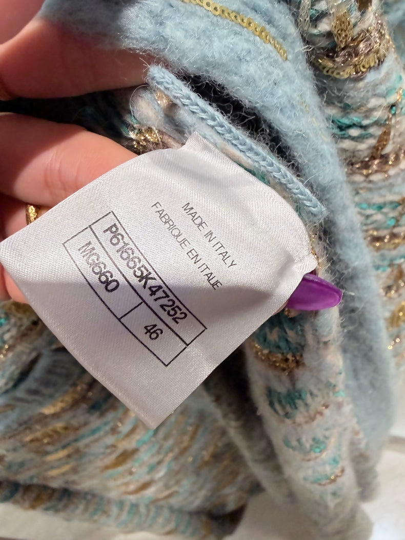 Chanel 19A black & brown Cashmere Vest