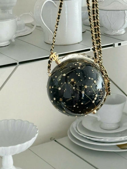 Chanel 26S Planet Minaudière Clutch with Base