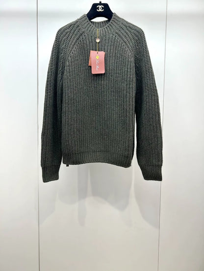 Loropiana chunky knit cashmere sweater