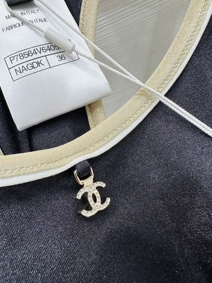Chanel 25M Coco Beach beach series one-piece swimsuit