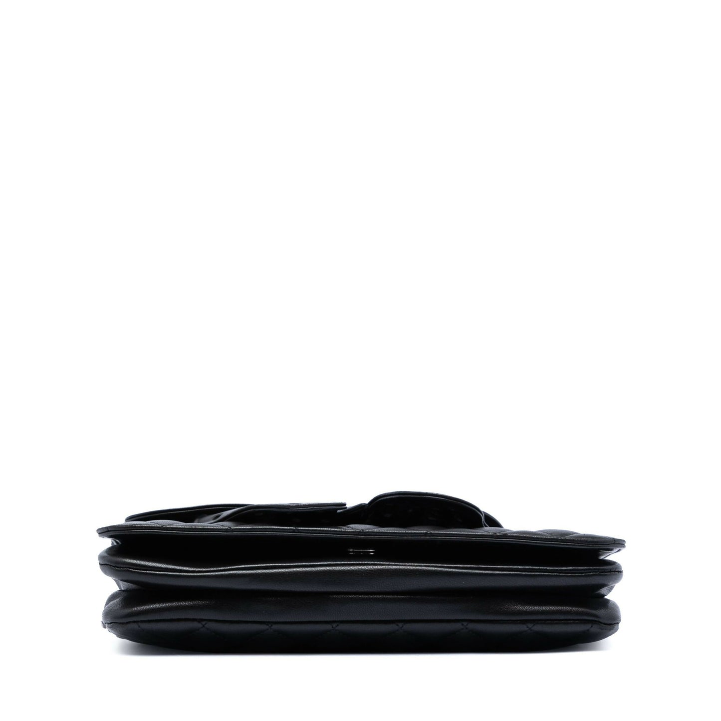 Chanel Quilted Lambskin Butterfly Clutch With Chain