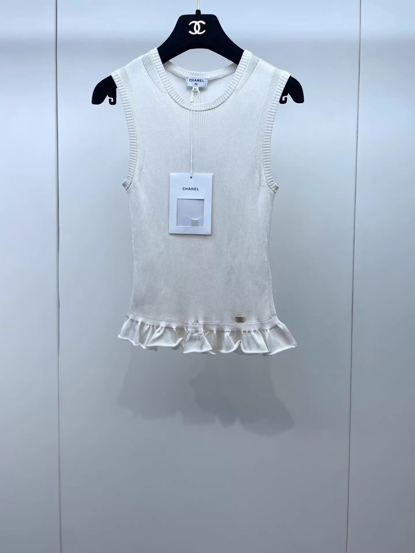 Chanel 23S ecru top