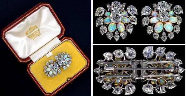 Cartier Museum Piece Large Diamond Platinum Antique Brooch