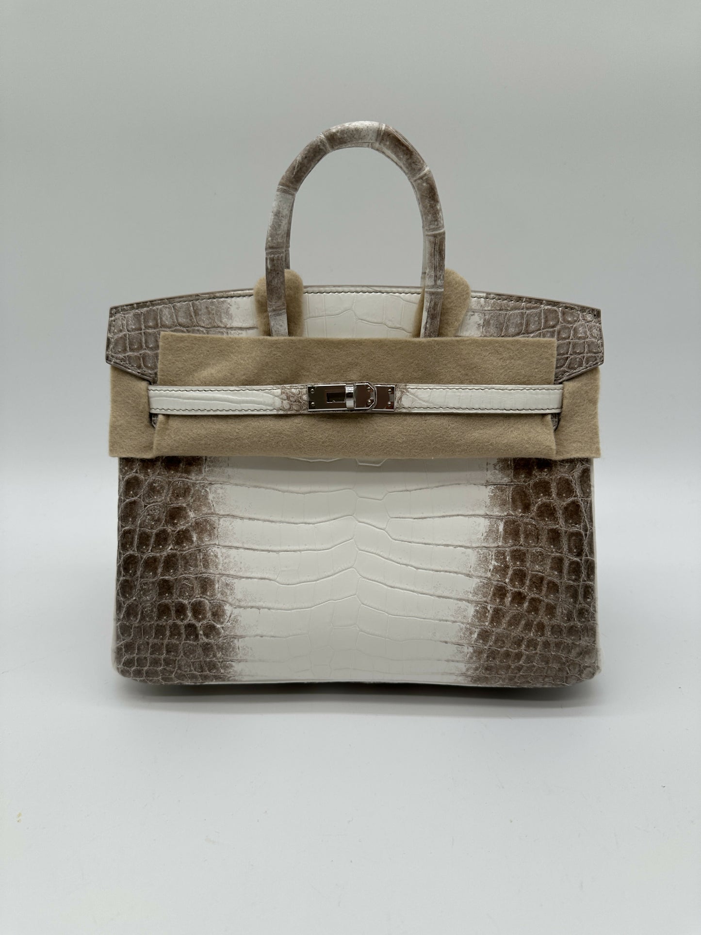 Hermes Birkin 25 Himalaya PHW stamp W 2025