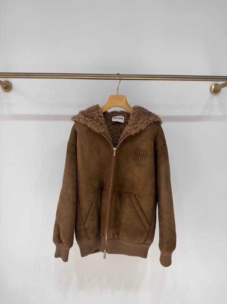 Miu miu new shearling coat