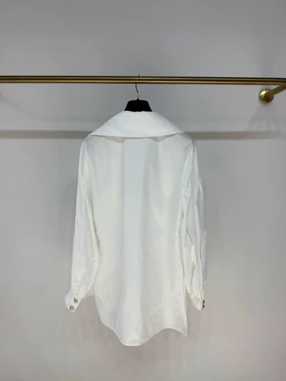 Chanel 20K white feather shirt