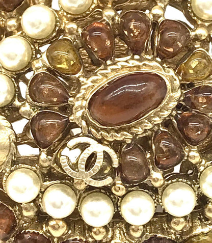Rare XL 11C Saint Tropez Runway Gripoix Statement Ring Size US 6 EU 52