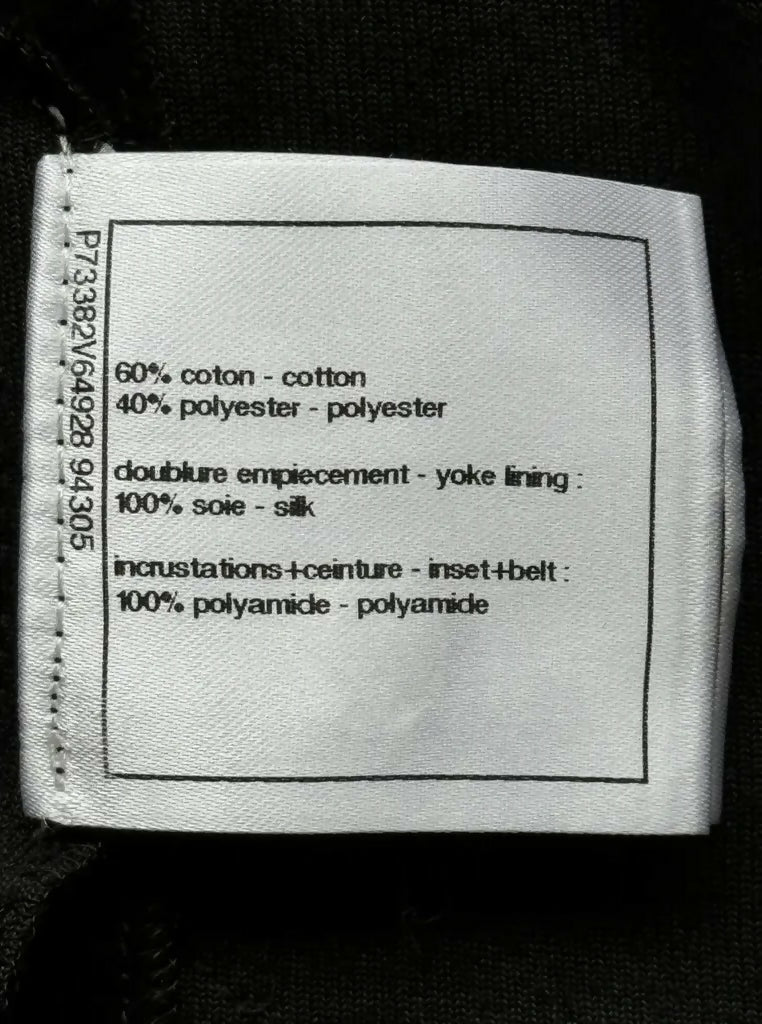 CHANEL 22B COCO NEIGE VELVET BLACK SEQUIN CC BOW SKIRT FR 38