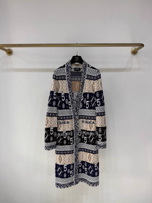 Chanel N5 cashmere cardigan