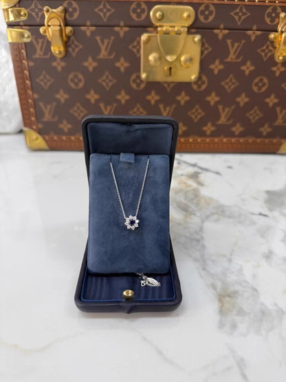 Harry Winston Sapphire Diamond Sunflower Necklace