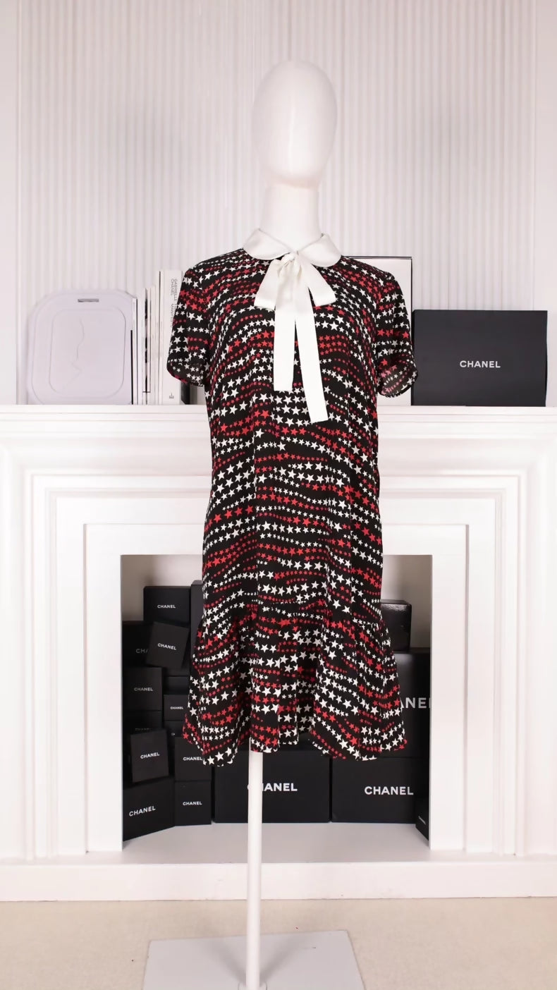 Red Valentino Red and Black Dress