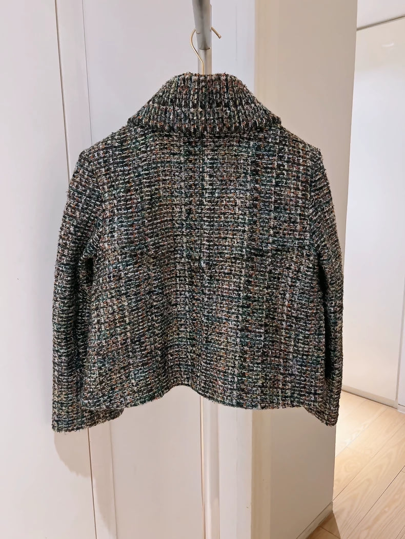 Chanel 18K Iridescent Tweed Short Jacket