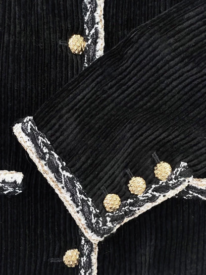 Chanel 25K black jacket with four pockets