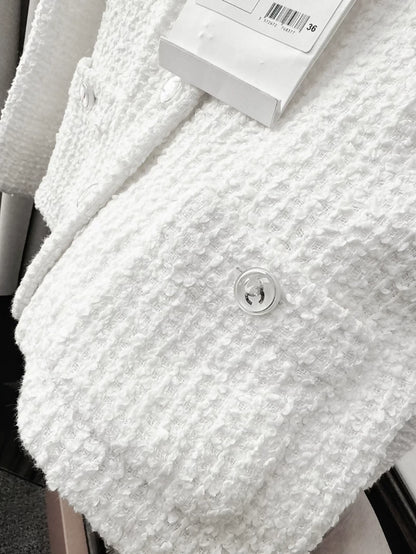Chanel 23P White cardigan
