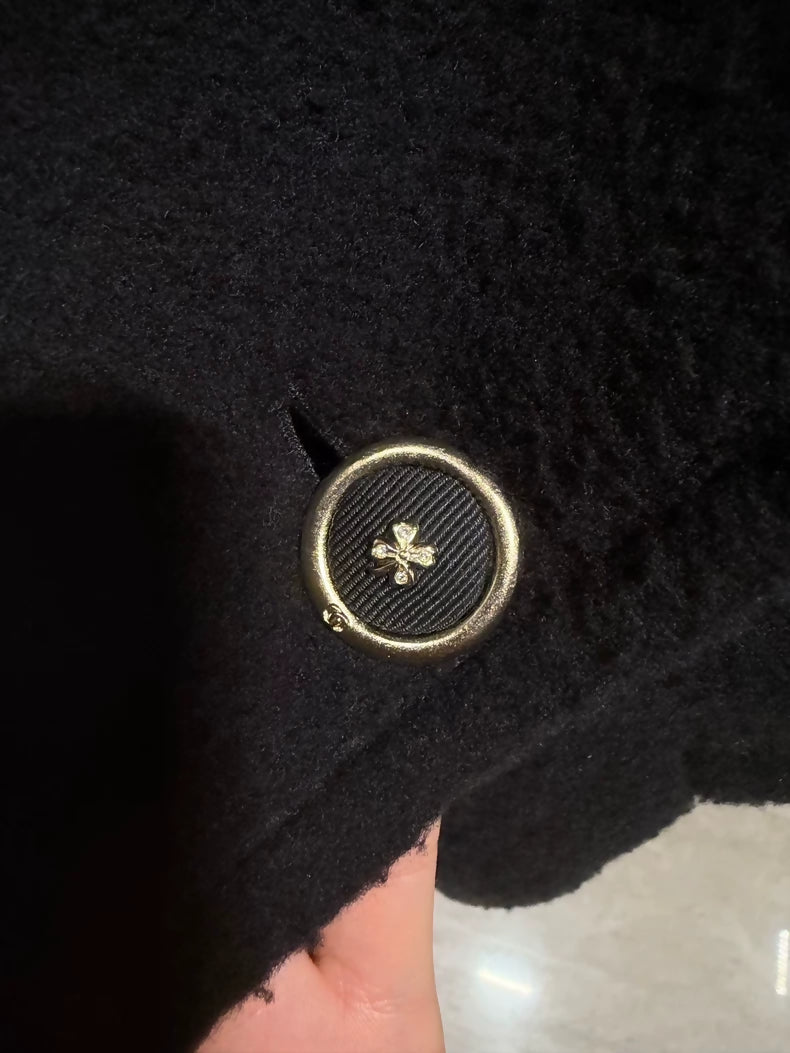 Chanel 20A black coat