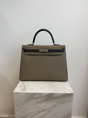 Hermès Kelly 35 HSS Gris Asphalte / Graphite Epsom BPHW B 2023