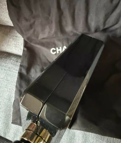 Chanel Runway Perfume Bottle Minaudière / Clutch Bag Black Resin with Gold Hardware