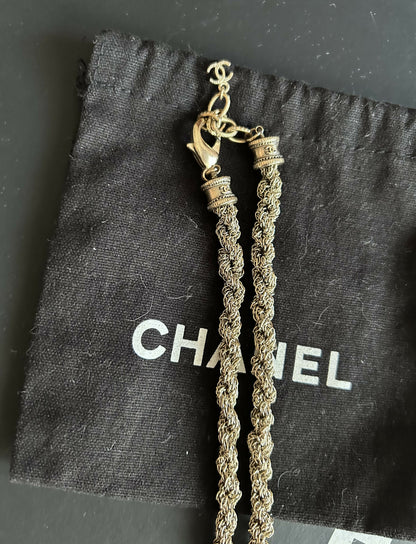 Chanel Bolo Dallas Tie Necklace with Charms