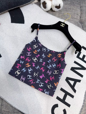 Chanel 24S navy blue top