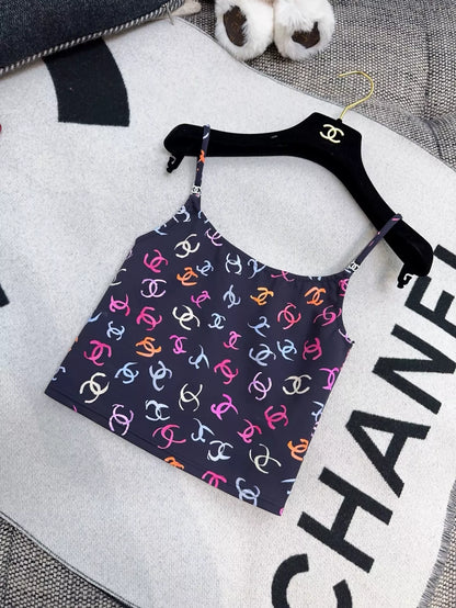 Chanel 24S navy blue top