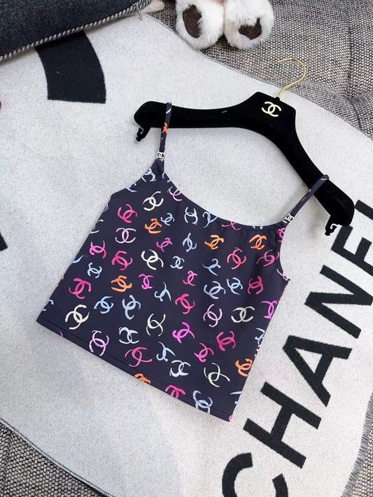 Chanel 24S navy blue top