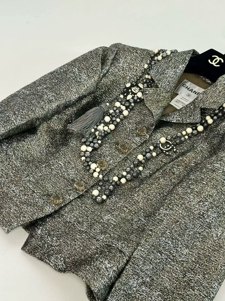 Chanel 12A dark green jacket