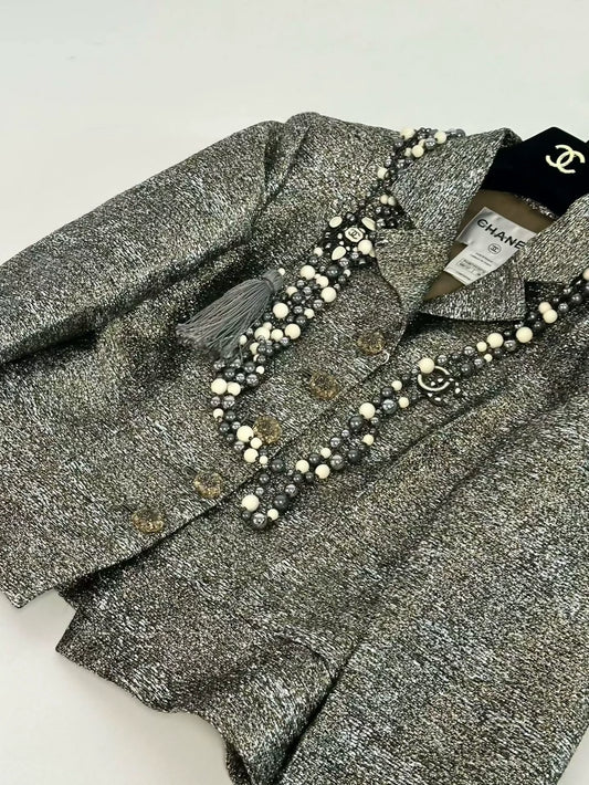 Chanel 12A dark green jacket