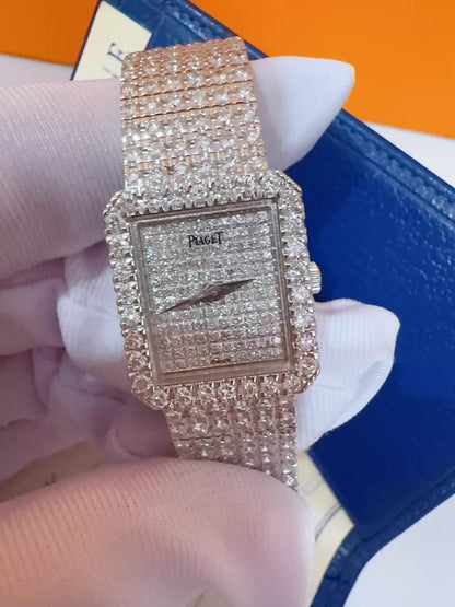 Vintage Piaget G0A02701 Diamond-set Watch, 18k white gold