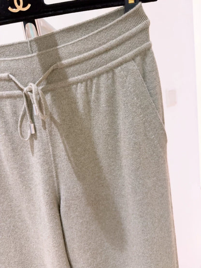 Loro Piana LP Merano Classic Cashmere Knit Trousers