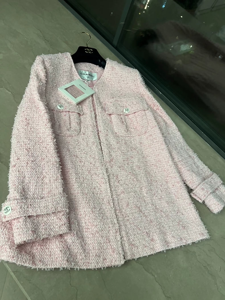 Chanel 21C light pink jacket