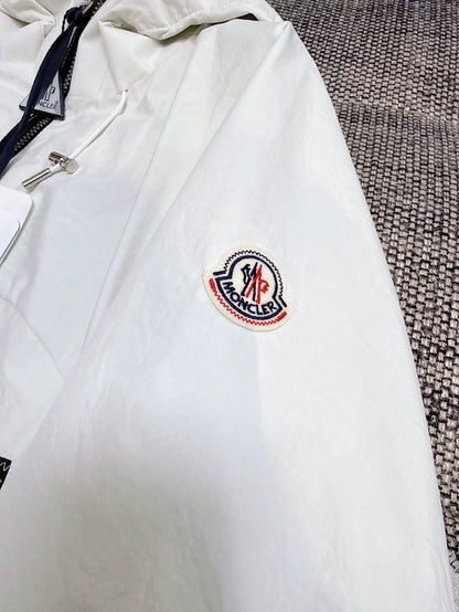 Moncler 26ss off-white hooded jacket