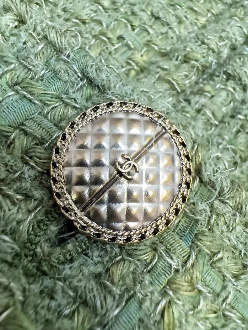 Chanel Cuba Collection runway piece, light green tweed jacket