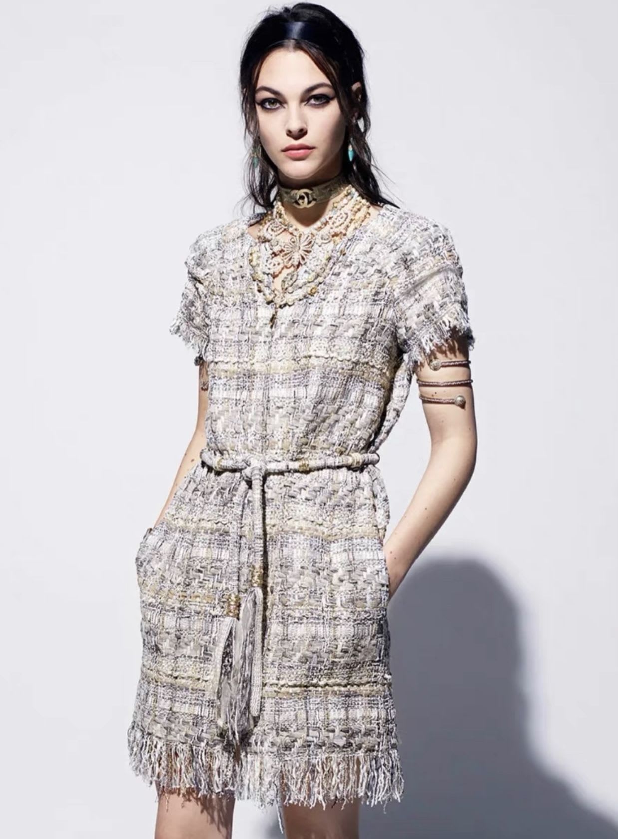 Chanel 18C Greek series dress