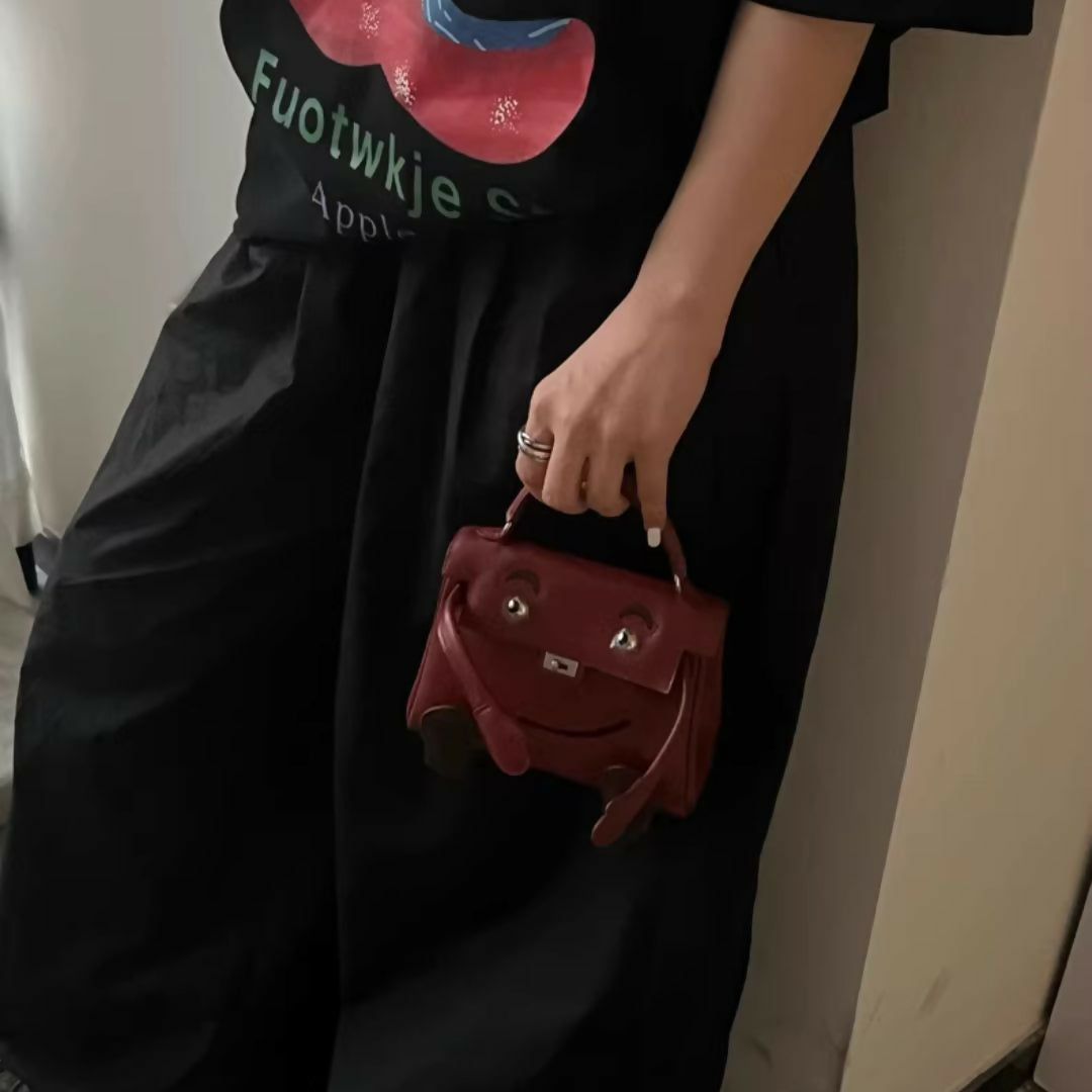 Hermès Kelly Doll in Rouge H Swift Leather with palladium Hardware