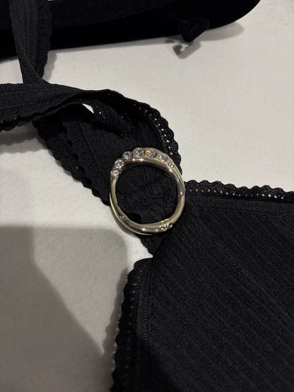 Chanel 26C Black Halter Neck top