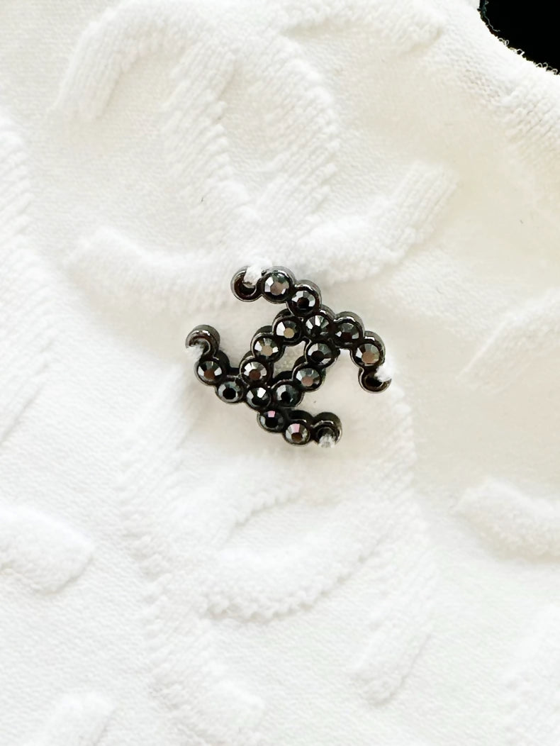 Chanel 25S White & Black Top
