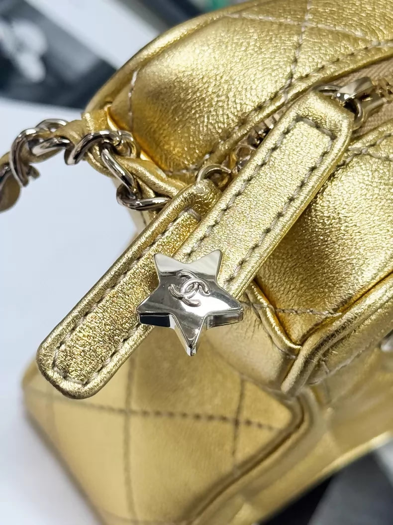 Chanel 24C gold star crossbody bag