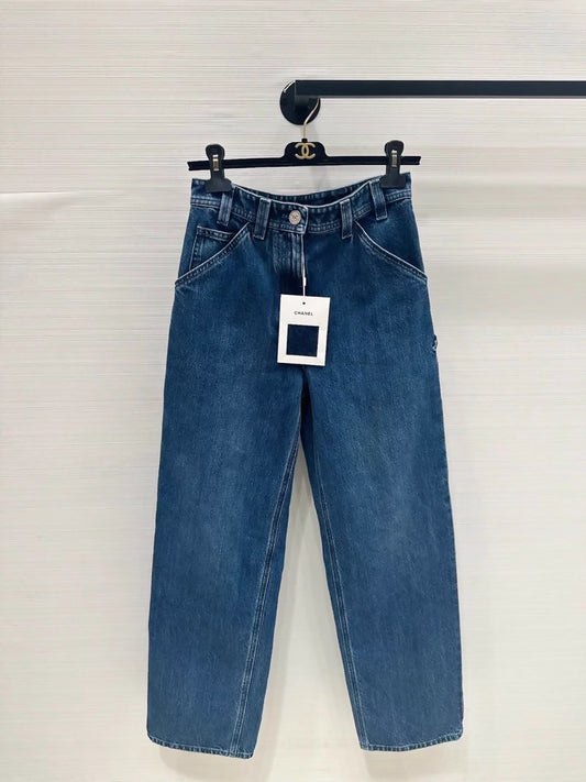 Chanel 26p popular blue jeans