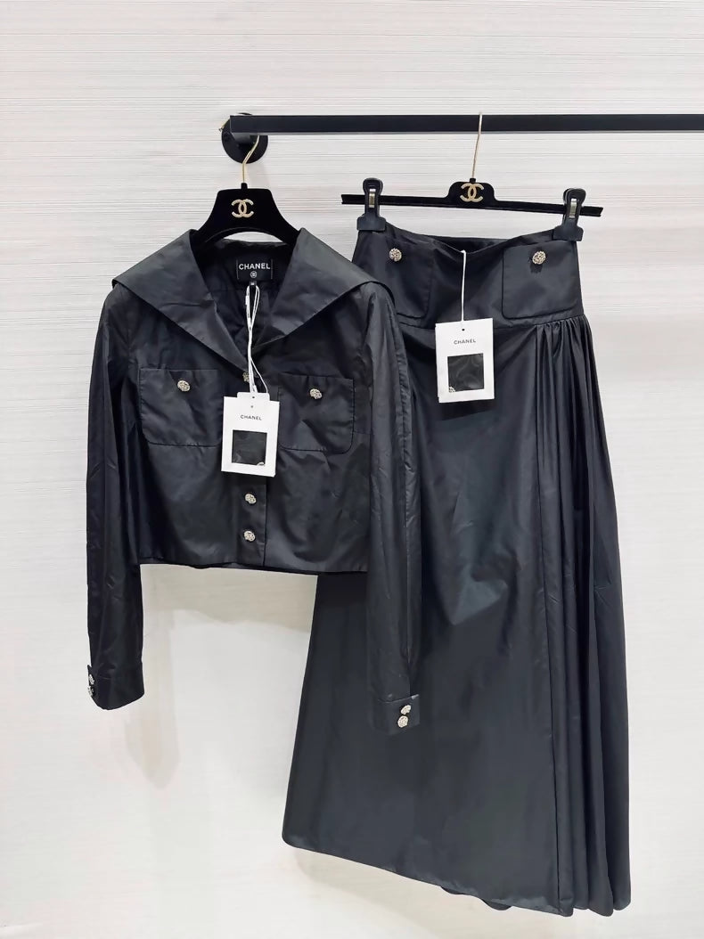 Chanel 26C black Long Skirt