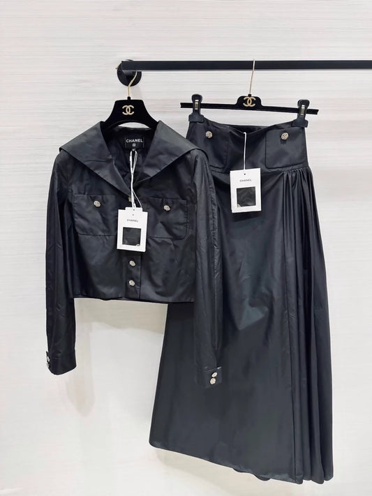 Chanel 26C black Long Skirt