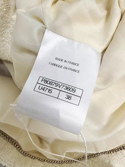 Chanel 26C Beige Tweed Jacket