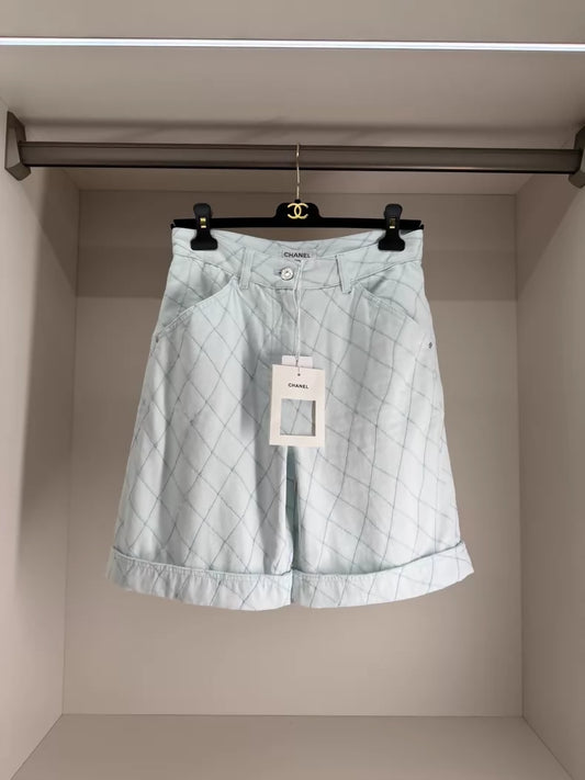 Chanel 26M denim shorts