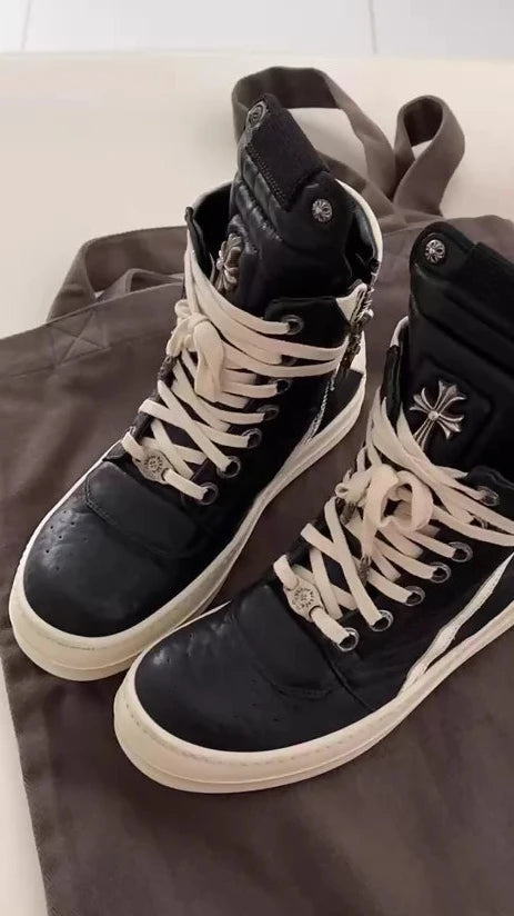 Rick Owens x Chrome Hearts collaboration shoes in women's size 36